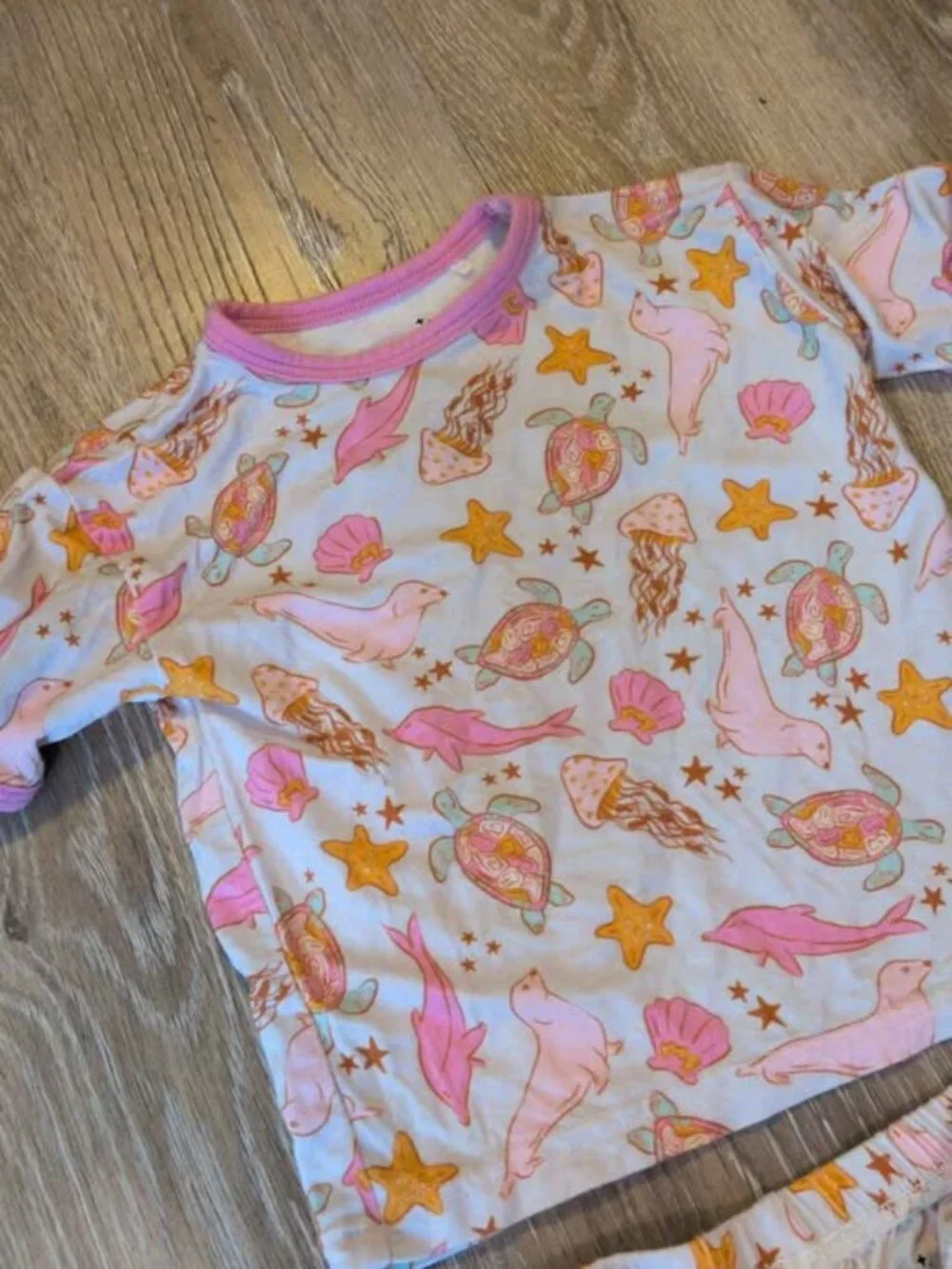 Velveteen by Bunny Knots 6-12M Bamboo Sea Creature Outfit bamboo pajama